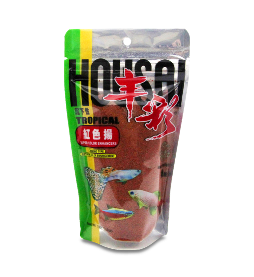 丰彩熱帶魚糧 小粒 /紅色 100g