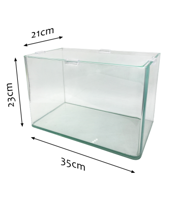 Aqua Gem Ecological High-definition Curved Glass Aquarium Fish Tank