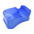 Plastic Breeding Tray Terrapin/Turtle Tank with Platform and Ramp, Blue