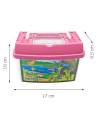 Plastic Fish Box Breeding Case with Handle Desktop Fish Bowl Portable Aquarium for Fish, Shrimp, Turtle, Small Animal