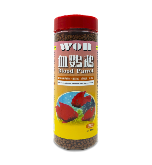 Won Blood Parrot Floating Pellets 210g