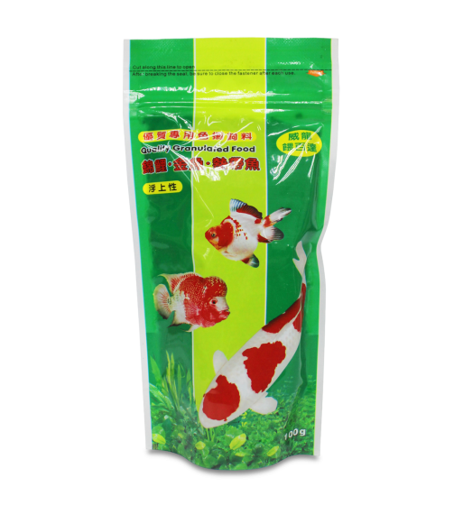 餵百達浮上性魚糧 小粒 100g