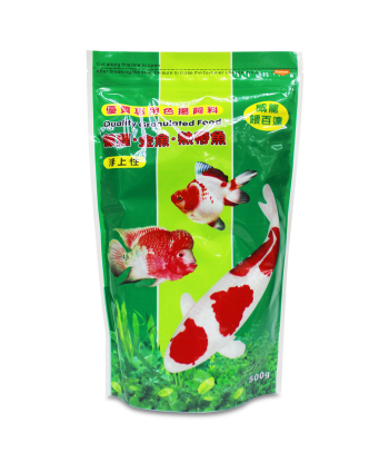 餵百達浮上性魚糧 小/中/大