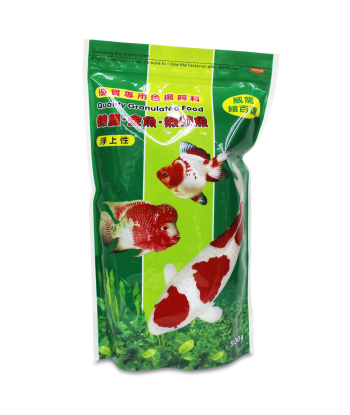 餵百達浮上性魚糧 小/中/大