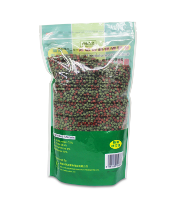 餵百達浮上性魚糧 小/中/大