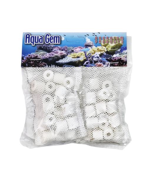 水族箱生物濾材： 燒結玻璃生物環