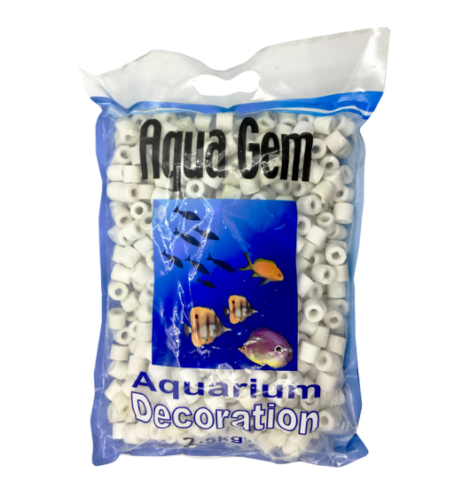 Aquarium Bio Filter Media: Sintered Glass Bio-rings
